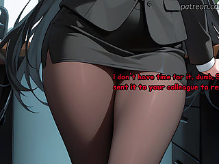 You fix another mistake with your large cock in Boss Rio's office (Sex JOI)