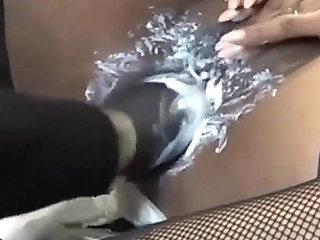 The Kinky Slut Queen Dark Dea Fucked, Fisted and Pissed Her Nasty Creamy Pussy (extreme). Part.3