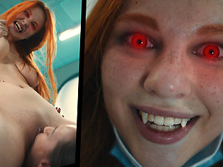 18 Year Old Redhead Vampire Mesmerizes Josephine Jackson Into Lesbian Pleasure