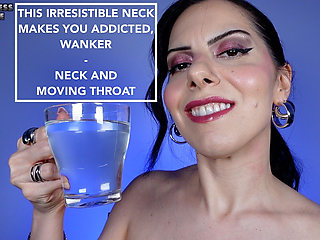 This Irresistible Neck Makes You Addicted, Wanker - Neck and Moving Throat