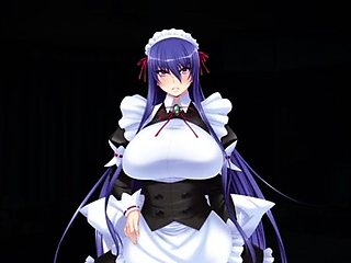 Outdoor pleasure with sex toys in hentai video