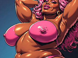 BBW Thick Black Women 3D