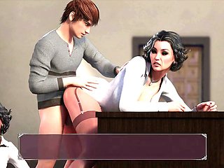 Office lust with someone else's mommy in the workplace