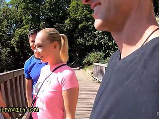 Jenny Wild Fails Cheerleader Casting Tryout as Zuzu Sweet Endures Outdoor Gangbang Threesome