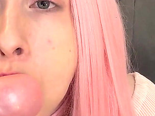 Bratty Bubblegum Slut Blowing Bubbles