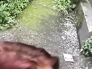 Amateur Teen Rides and Sucks Cock in Public