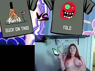 Big boobs webcam slut toys her asshole