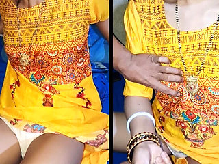 Indian Bhabhi First Time Sex - Tight Pussy Hardcore Fucking with Local Desi Wife