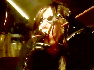 SITTING AT MY COMPUTER DESK AND SMOKING MORE120 LONG CIGARETTES