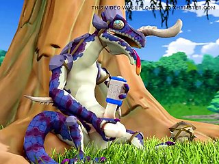 Romping, rule 34, cum on tits