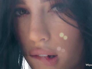 Beautiful doggy style masturbation with a gorgeous brunette Kama Oxi