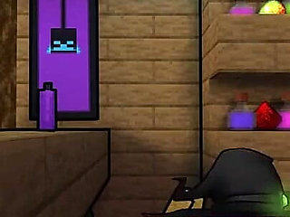 Minecraft Hentai Horny Craft - Part 21 - Witch Blowjob Under Table by Loveskysan69