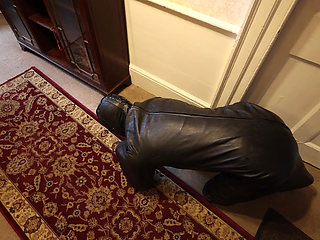 Training Zero - Zero Sees Our New House for the First Time! Femdom Slave Bondage Bitchsuit Tour