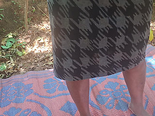 Slutty stepmother outdoor and big natural boobs