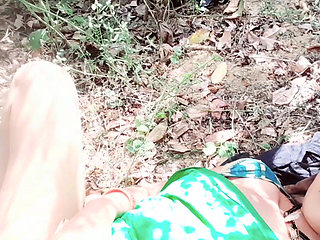 Seeing Indian Bhabhi Alone in the Forest, Bhabhi's Stepbrother-in-law Made Sex with Her