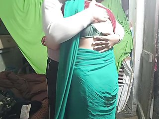 Indian Village Chachi Enjoying Anal Sex with His Stepbrother at the His Husband Is Not in the Home, Hindi Audio