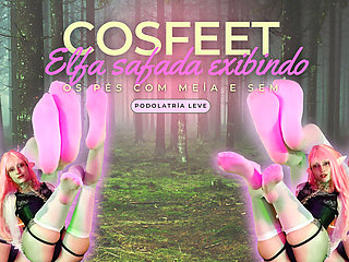 Cosfeet - Gothic Forest Elf and Her Magical Feet