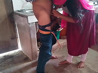 Indian Housewife Enjoys Taking Her Husband's Penis in Her Mouth