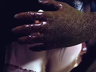 3D BBW Asian MILF Have First Time Threesome Sex with Monster