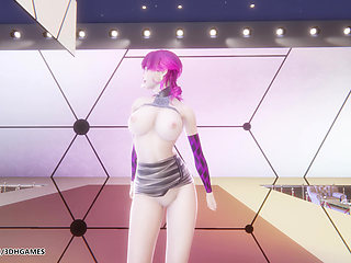 Mmd Mamamoo - Starry Night Evelynn Sexy Striptease League of Legends Hentai Uncensored