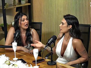 Brazilian Brunette Reveals Lesbian Pleasure Goals on Podcast