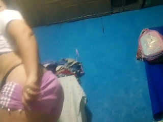 Here's your hot brunette, you can see my ass, watch how I touch it for you.