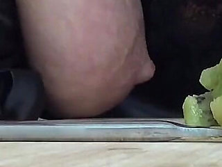 Big Hanging Tits Cook Breakfast