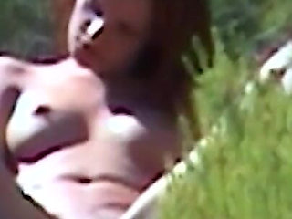 Teen Solo Sex in the Dunes of Mallorca