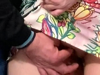 Fantasy in the Subway! Girl Gets Her Pussy Fingered by Stranger