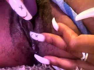 A lesbian masturbating for her stepbrother