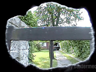 German Teen Outdoor Fingering and Pissing in Car - Hairy Pussy Tiny Tits