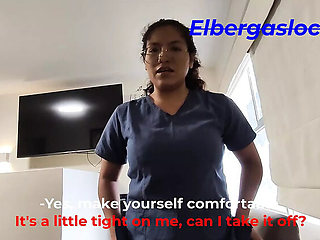 Hot Latina Masseuse Gives Sensual POV Massage & Ends With Creampie - Big Natural Tits, Amateur Sex