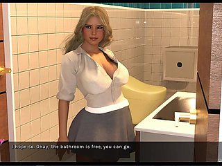 Lewdstory Blonde Sucking Dick in the Bathroom.