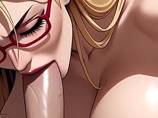 Blonde Blowjob on the Beach, Ai Animation