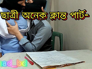 Desi Student Angel Rotna Tired of Studying Gets Hardcore Fuck in School Uniform - Homemade Bangladeshi Sex