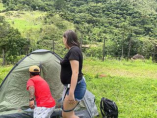 I Take My Rich Pregnant Honeymoon Girlfriend to a Campsite and End up Shoving My Rich, Huge Cock up Her Narrow Ass.