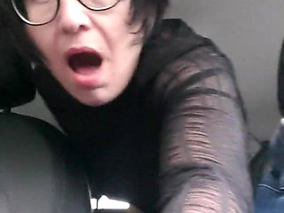 MILF Squirt Outdoor at Public Parking