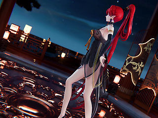 mmd 4K Yinyin-bingbing Korean Dance, Lingerie, Erotic Tattoo, Striptease