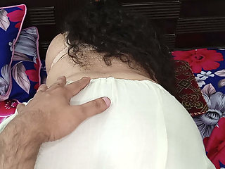 Husband wild doggy style fucks indian desi housewife