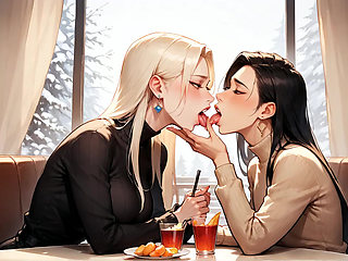 An Incredible Porno of a Transvestite Fuckslut Spraying Into a Dessert Bowl During a College Room Lesson!