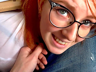 A classmate sucked a dick under a desk in a lesson