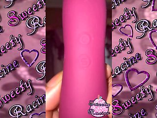 Ebony SSBBW Plays with Dark Pussy with Clit Vibe