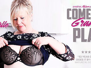 When 52 Year Old British Curvy Gilf Chantelle Is Horny She Needs To Masturbate