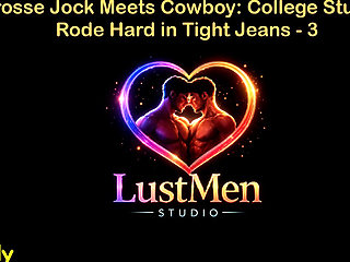 English Audio Gay Sex Story - Lacrosse Jock Meets Cowboy: College Stud Gets Rode Hard in Tight Jeans - Part 3