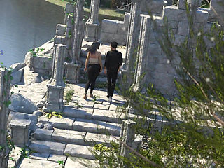 Lisa: Girl on trip with her boyfriend and with her secret lover ep.26