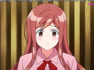 Brunette Decides To Use XL Condom On First Date  Hentai Uncenored