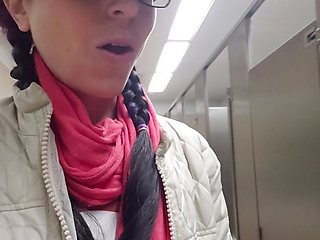 Girl piss, urinate, nerdy faery piss