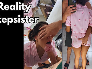 Reality Stepsister Decided to Have Sex with Stepbrother While Parents Are Not at Home