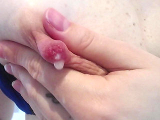 Milking big tits in front of the camera, milk everywhere