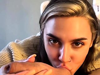 Hot stepsis enables oral job and creampie on her awesome